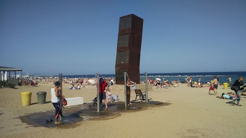 praias barcelona estrutura