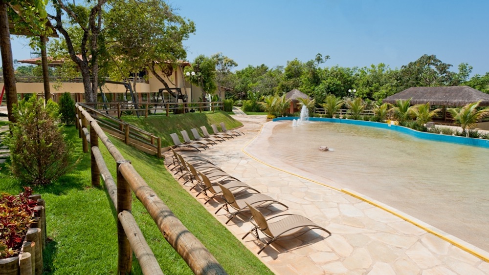 hotel em caldas novas ecologic ville piscina