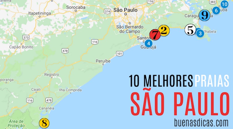 Praias Sp 10 Melhores Praias Do Litoral De Sao Paulo No Mapa Norte Sul Baixada Santista E Dicas De Pousadas E Trilhas